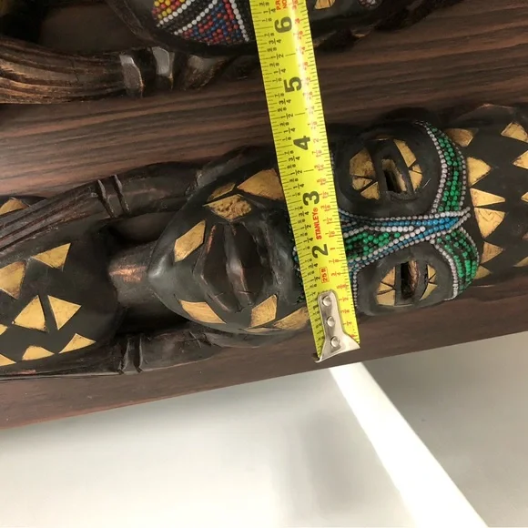 (2) Beautifully Adorned Vintage West African Fulani Peul Fulbe Tribe Sculptures